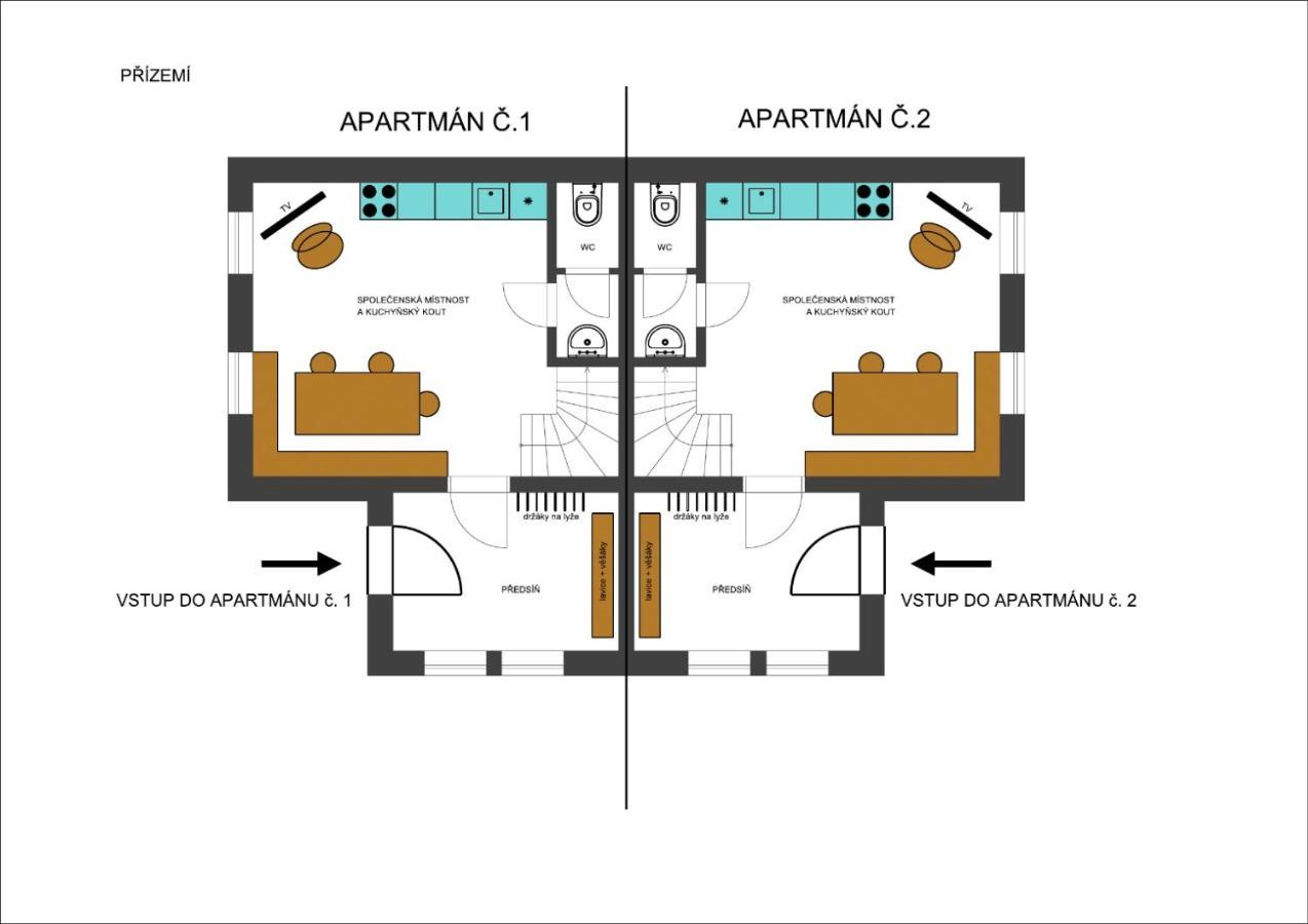 Apartmány Fišerka Rokytnice nad Jizerou Exterior foto